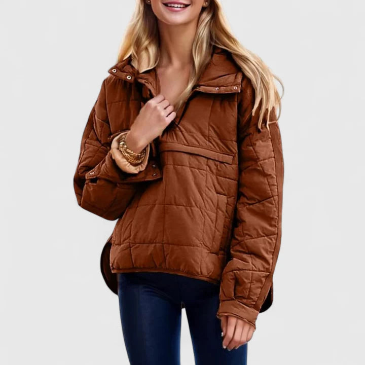 Michaela™ | Oversized Nepremokavá Bunda s Kapucňou