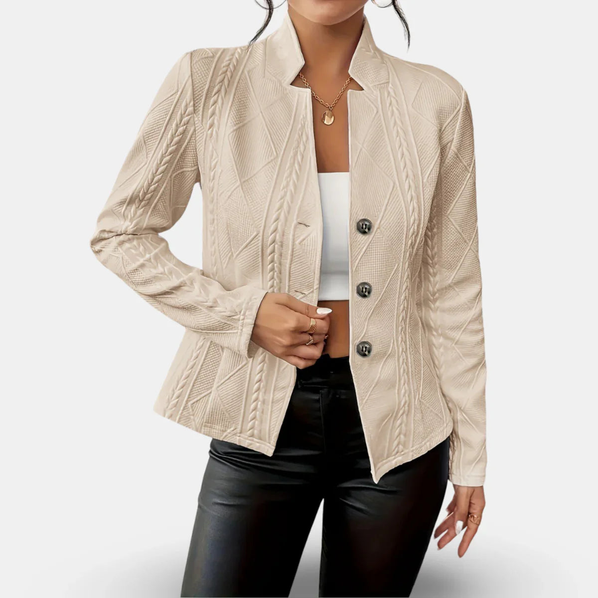 Rita - Elegantný Blazer s Šarmantným Dizajnom