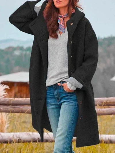 Nattie - Elegantný Polodlhý Zimný Kabát