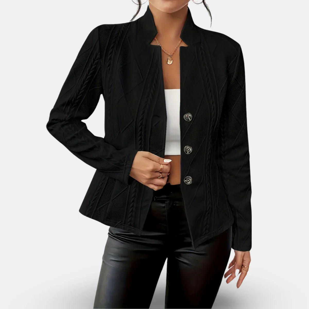 Rita - Elegantný Blazer s Šarmantným Dizajnom