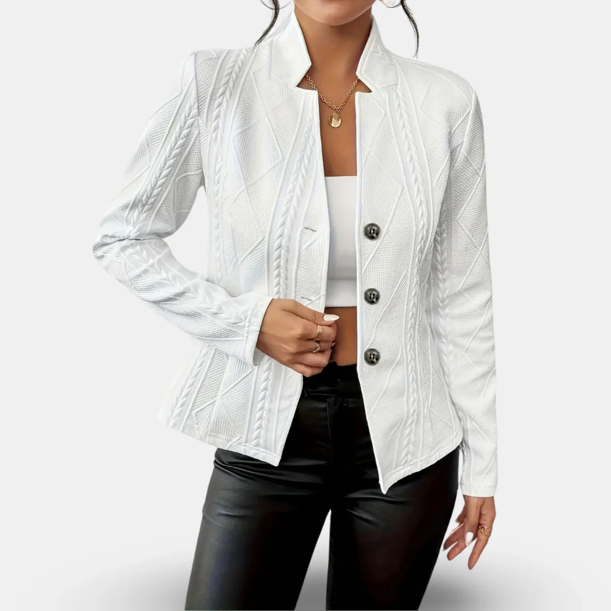 Rita - Elegantný Blazer s Šarmantným Dizajnom