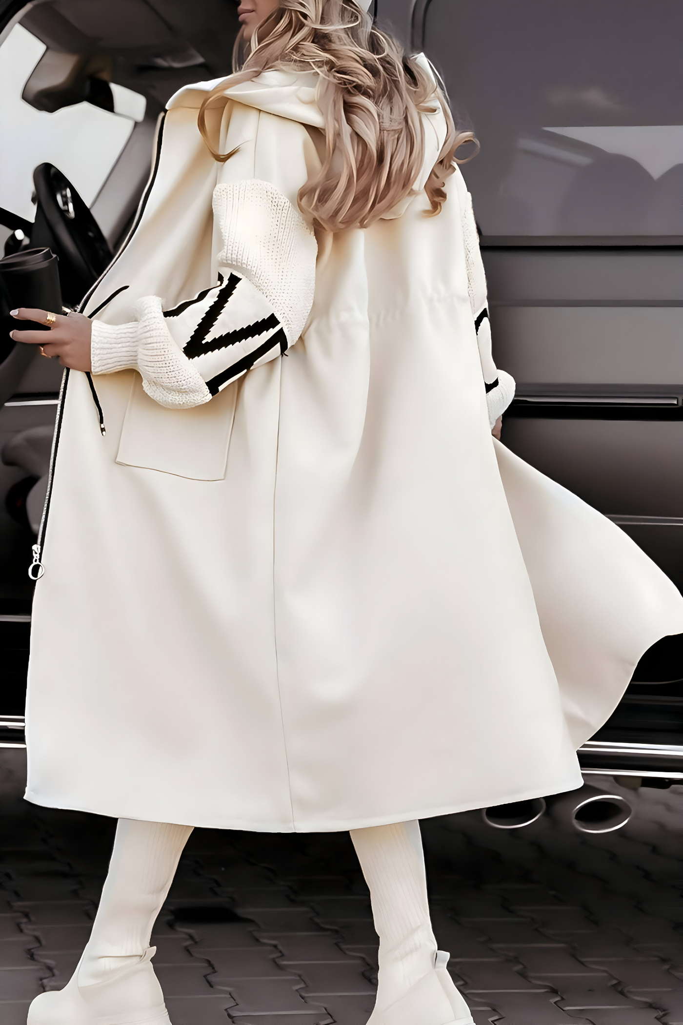 Sofija™ | Elegantný Kabát s Kapucňou