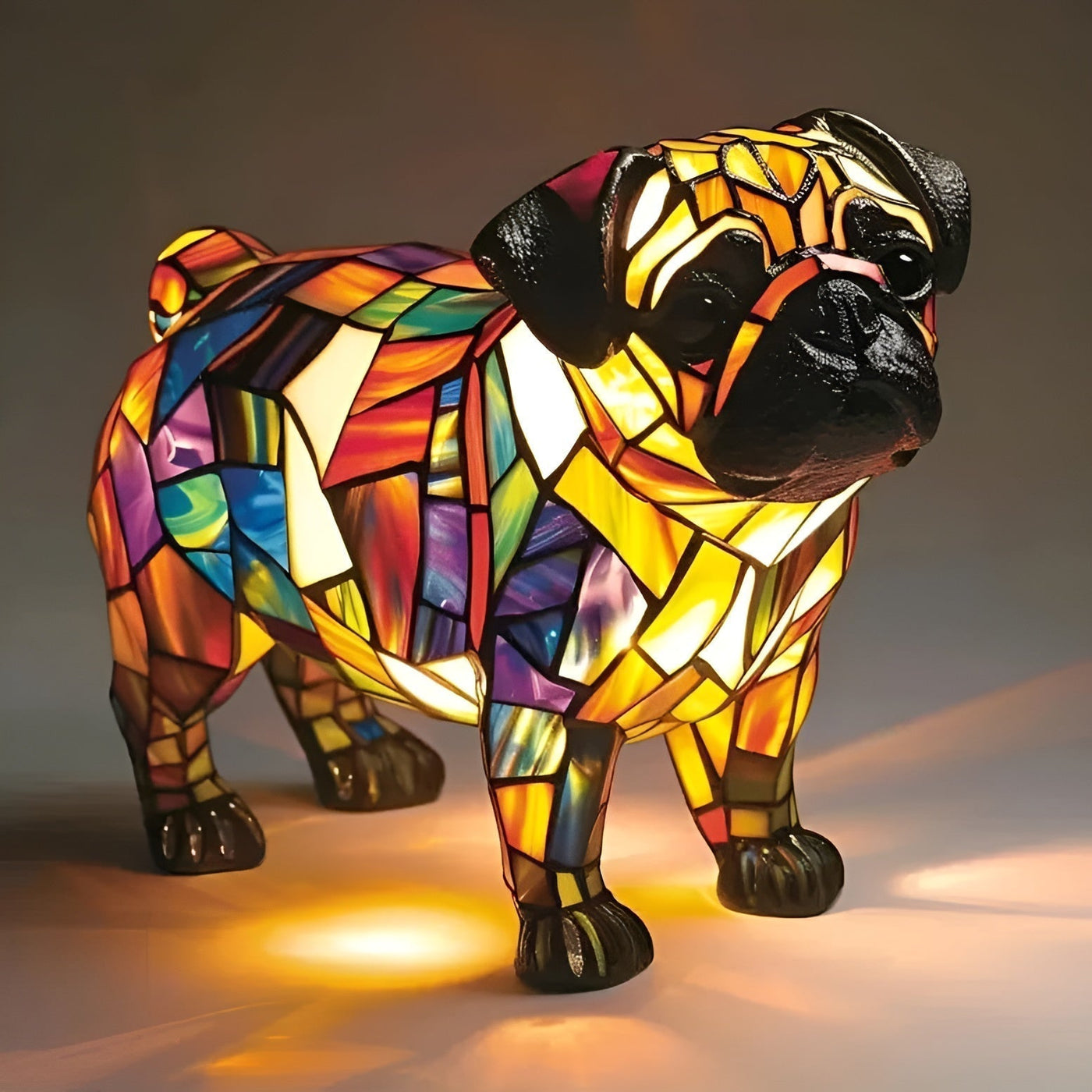 Éclair™ | Lampa Sklenený Mops