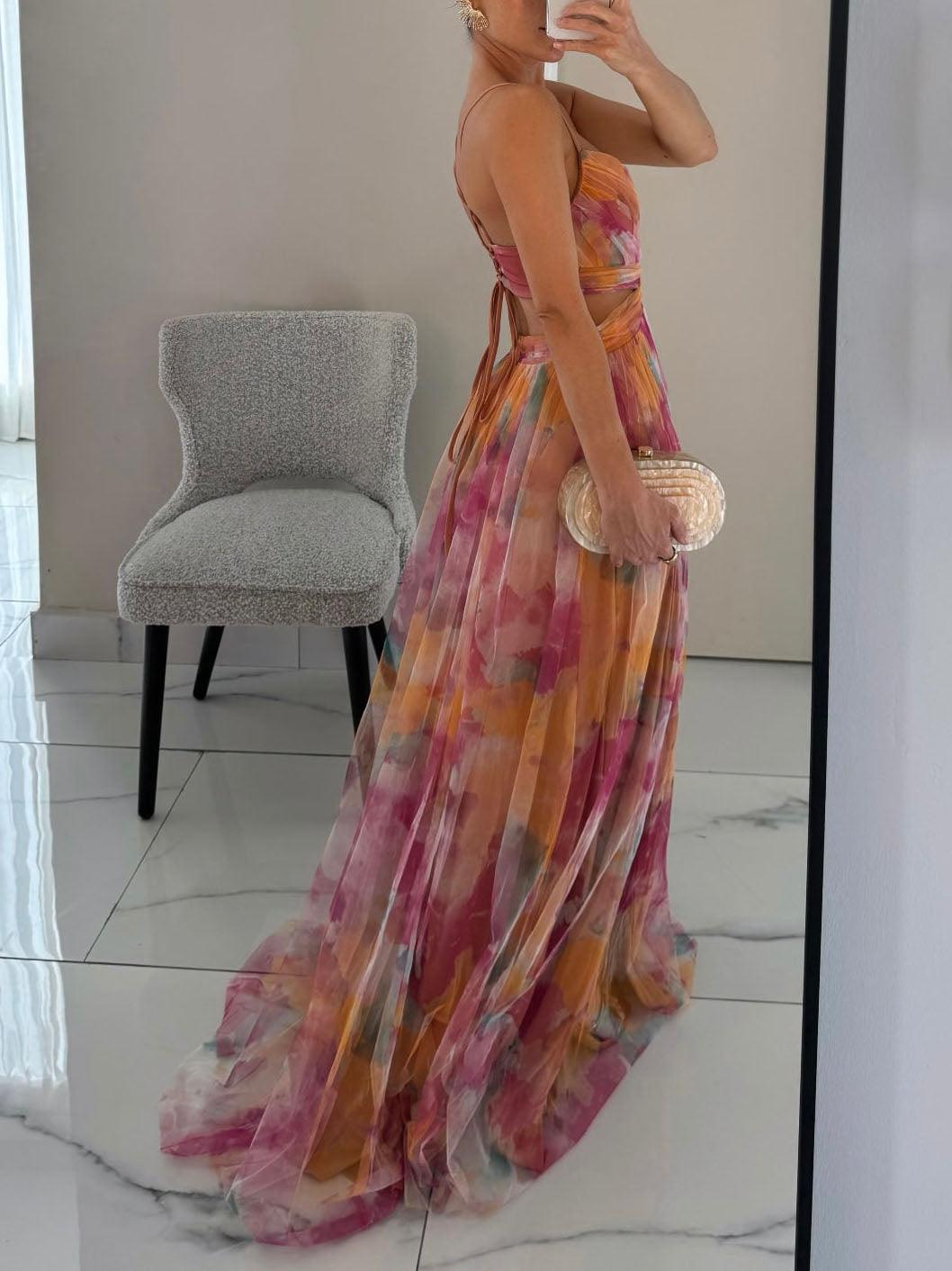 Veronika™ | Elegantné Maxi Kvetinové Šaty