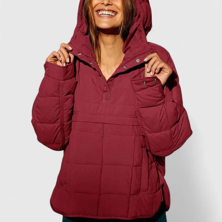 Michaela™ | Oversized Nepremokavá Bunda s Kapucňou