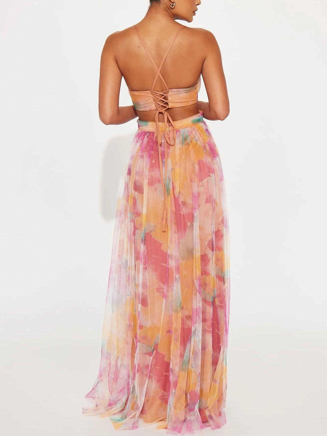 Veronika™ | Elegantné Maxi Kvetinové Šaty