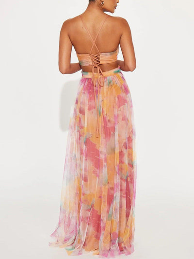 Veronika™ | Elegantné Maxi Kvetinové Šaty
