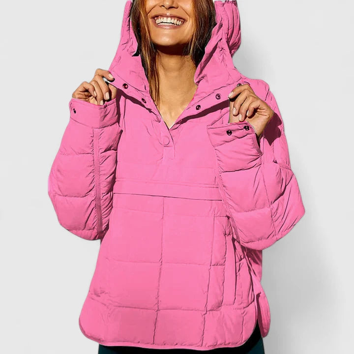 Michaela™ | Oversized Nepremokavá Bunda s Kapucňou