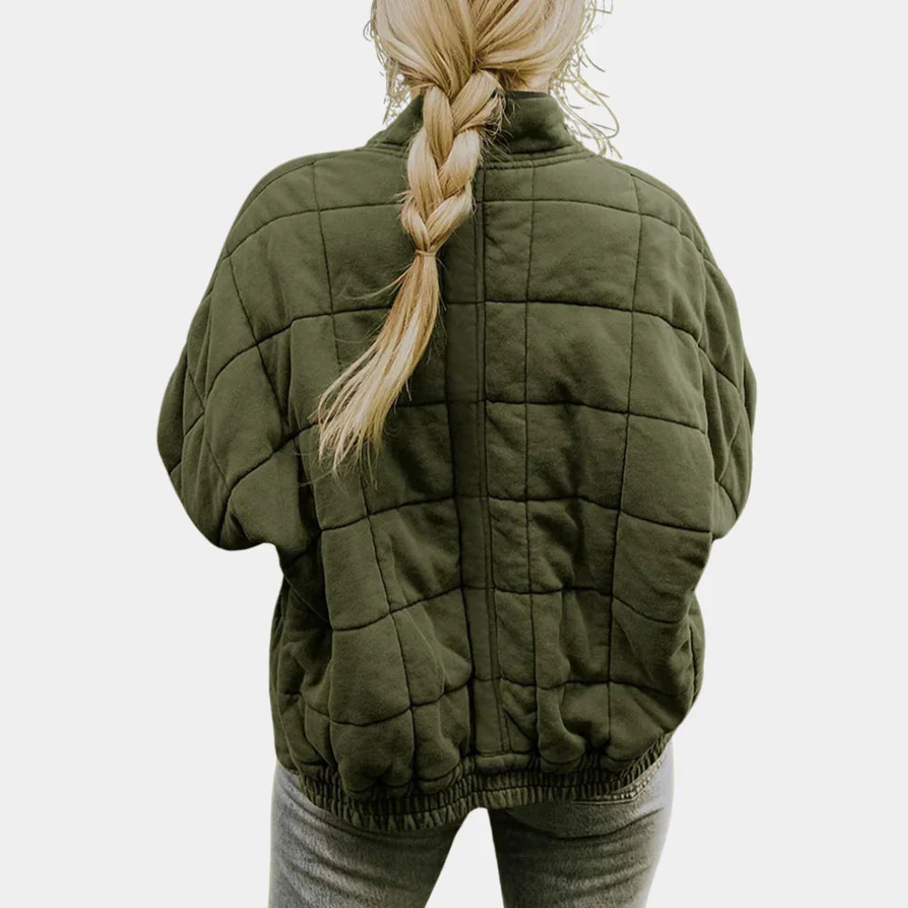 Rebecca - Měkká Vaflová Bunda z Přírodních Materiálů