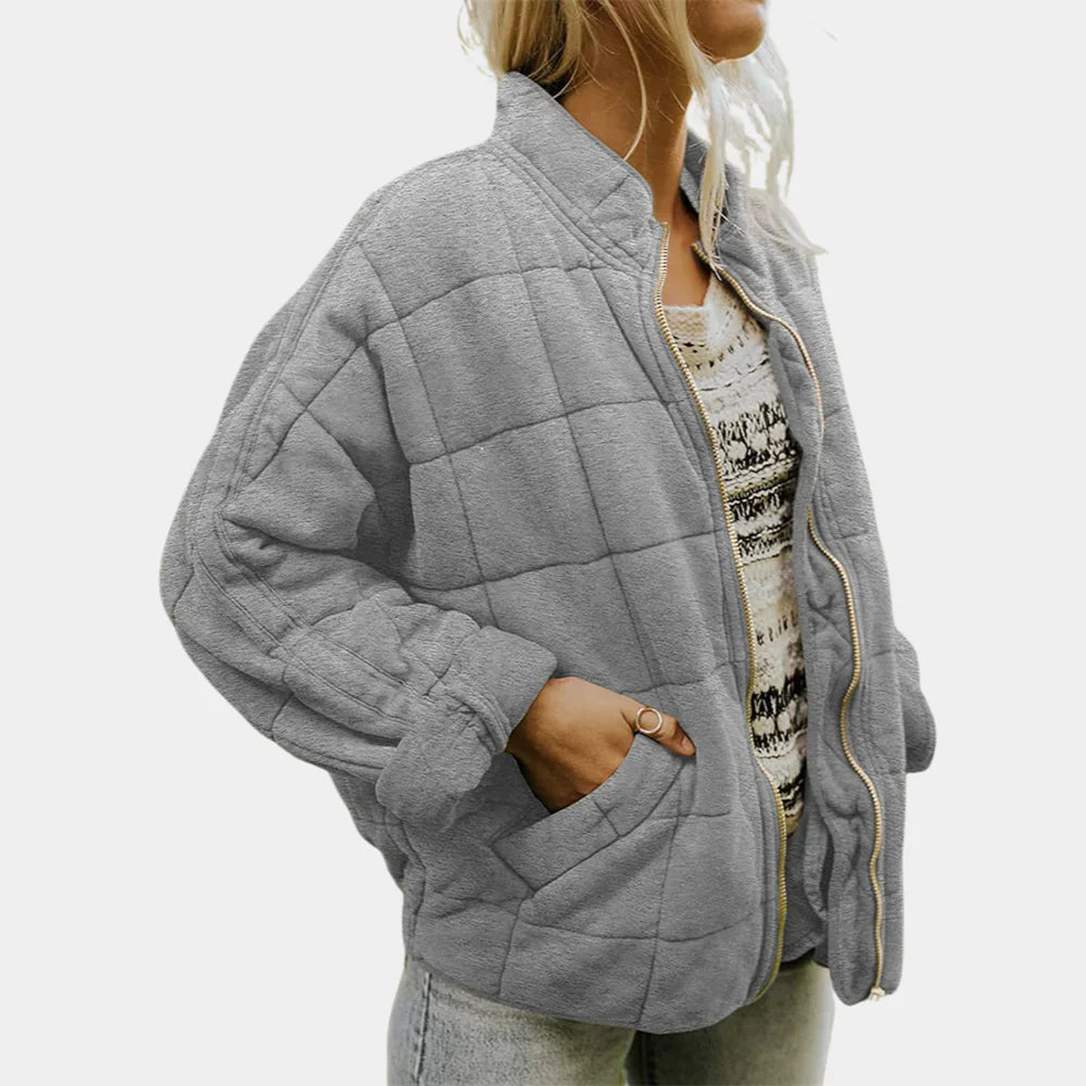 Rebecca - Měkká Vaflová Bunda z Přírodních Materiálů