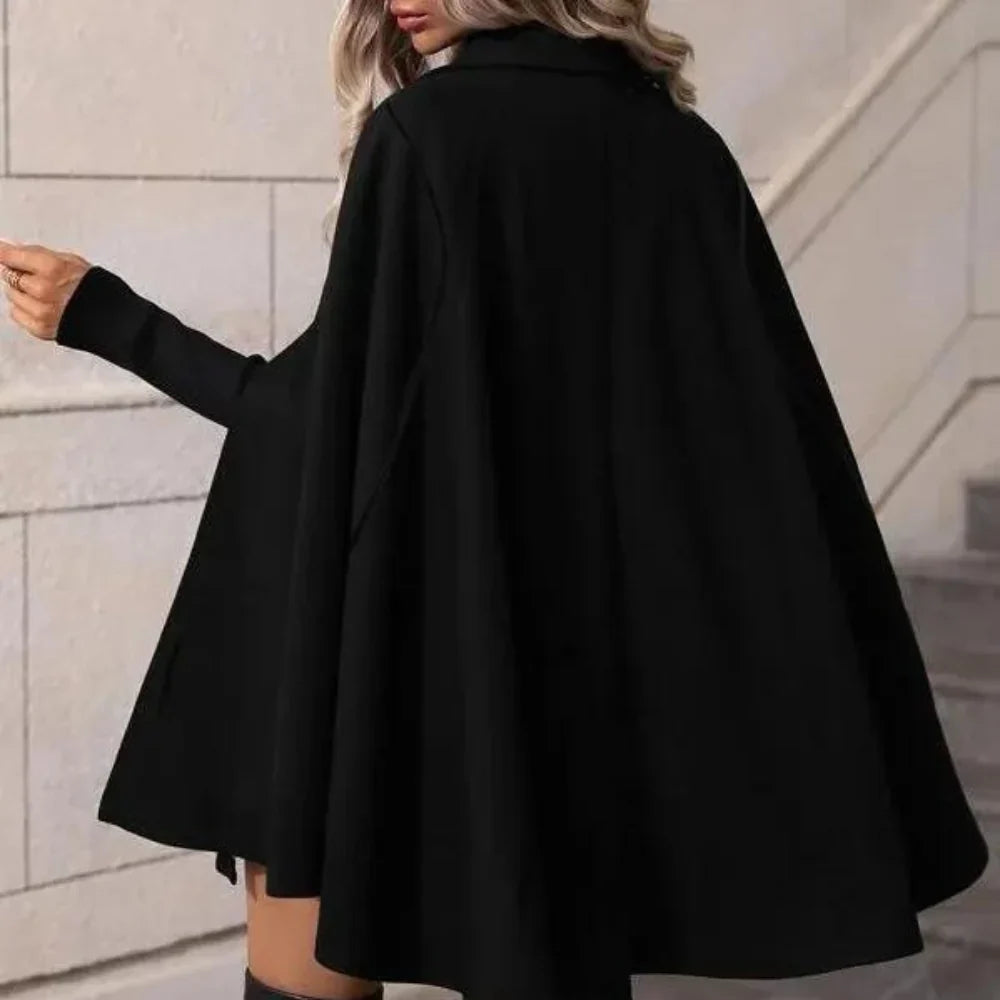 Camélia - Elegantné zapínacie pončo