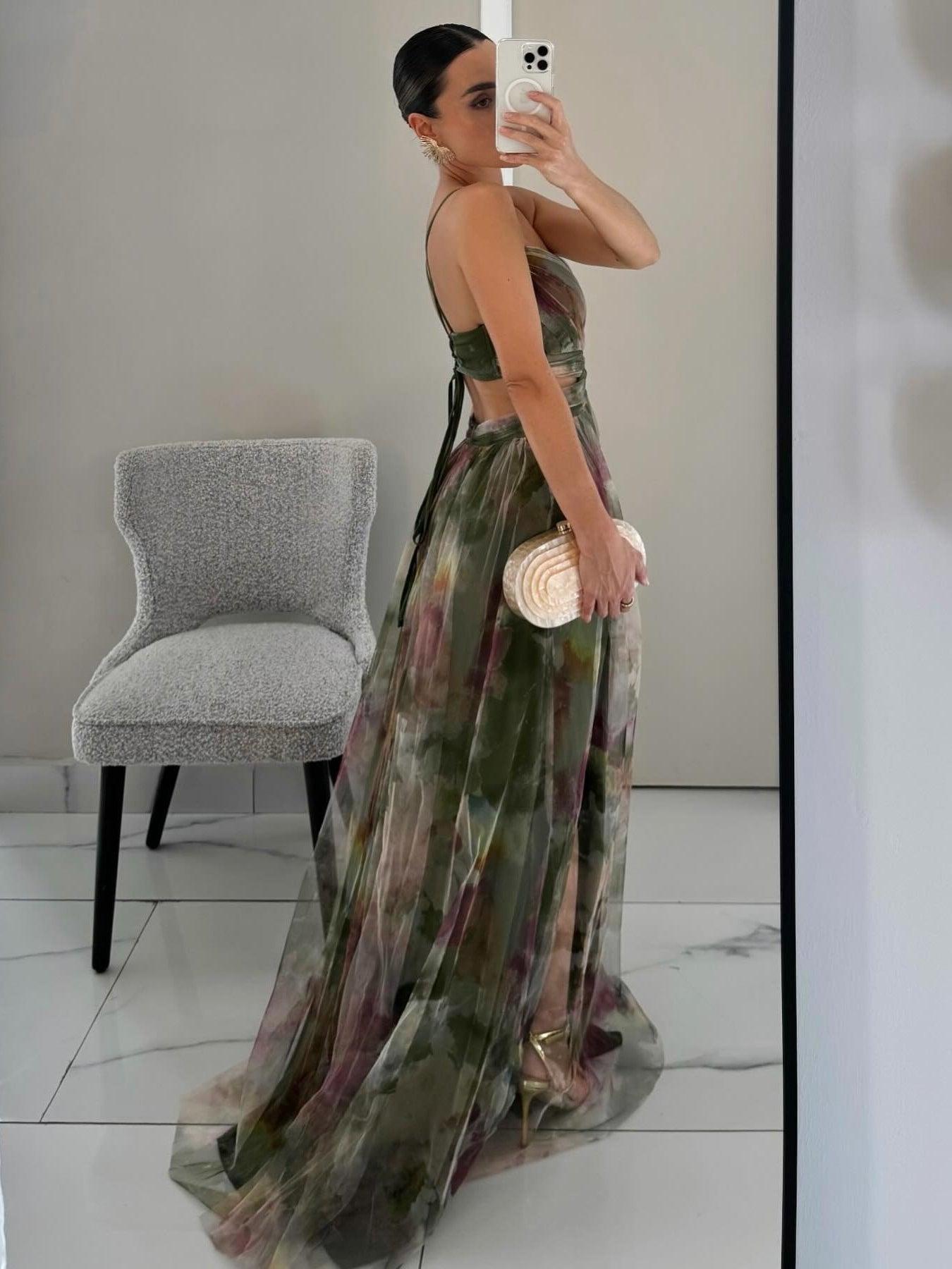 Veronika™ | Elegantné Maxi Kvetinové Šaty