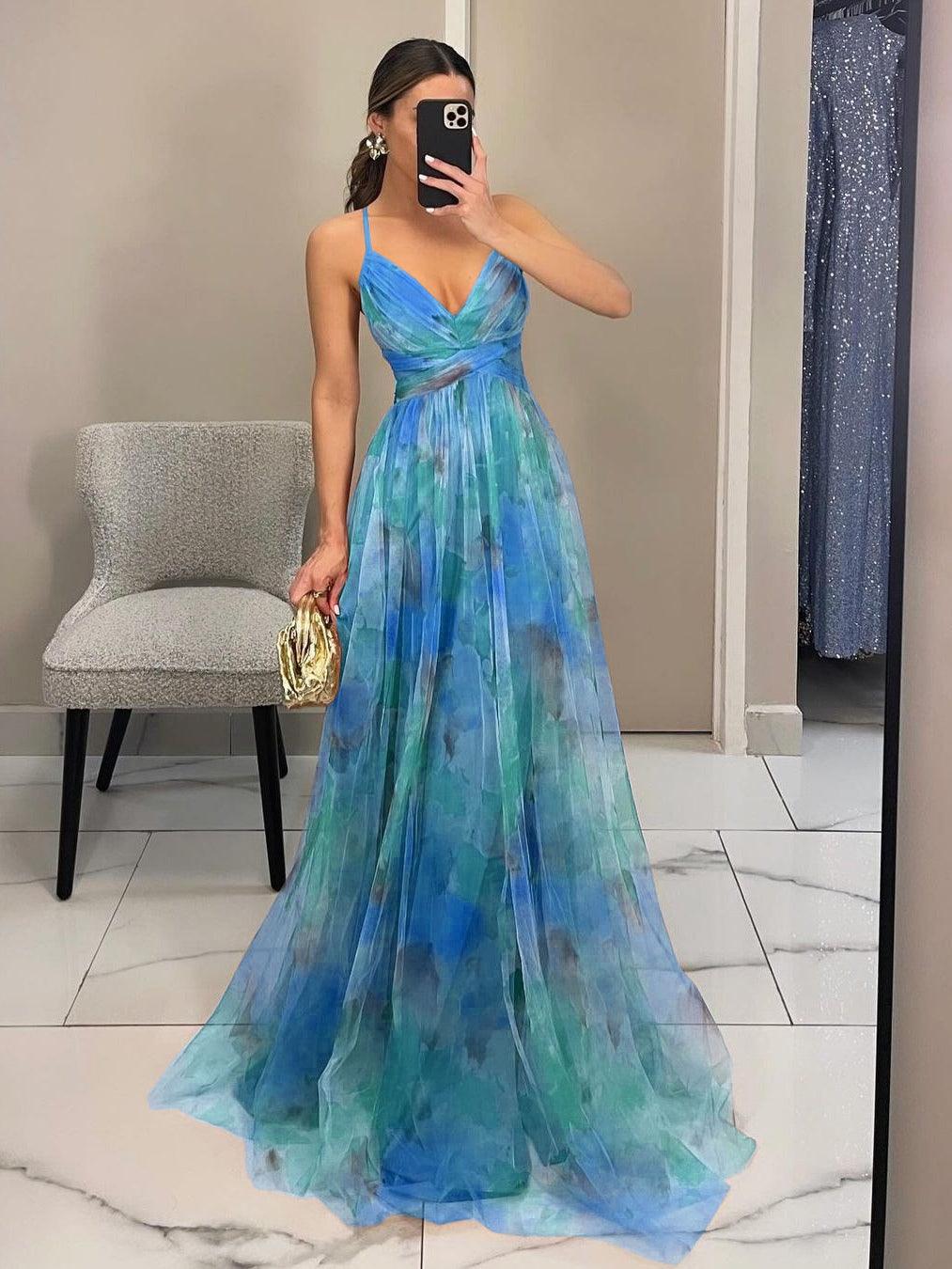 Veronika™ | Elegantné Maxi Kvetinové Šaty