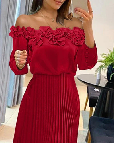 Daniella™ | Maxi šaty s odhalenými ramenami
