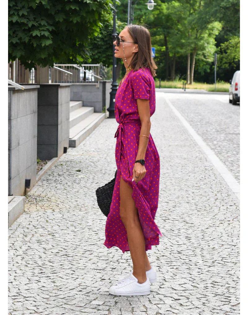 Veronika™ | Elegantné Šaty s V-výstrihom