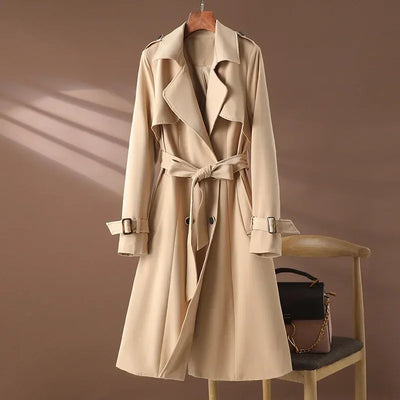 Eline - Elegantný Trenchcoat s Nadčasovým Dizajnom