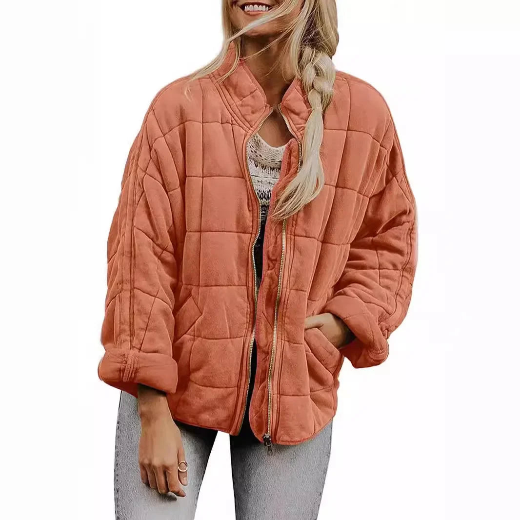 Rebecca - Měkká Vaflová Bunda z Přírodních Materiálů