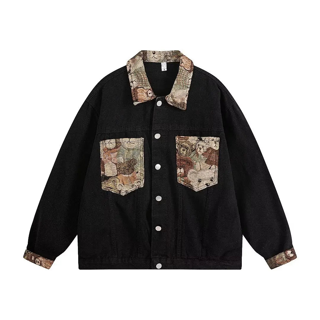 Oso - Retro bunda z kvalitního denimového materiálu