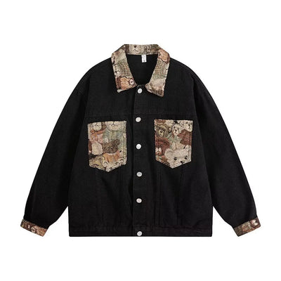 Oso - Retro bunda z kvalitního denimového materiálu