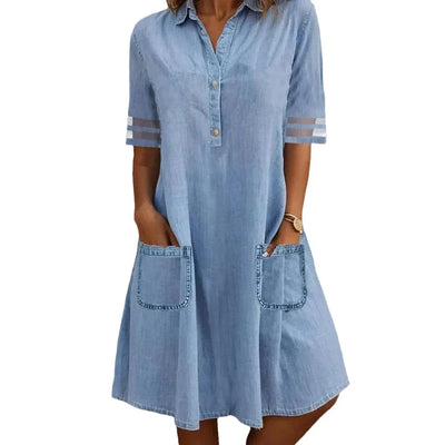 Livia™ | Denim Ľahké Šaty