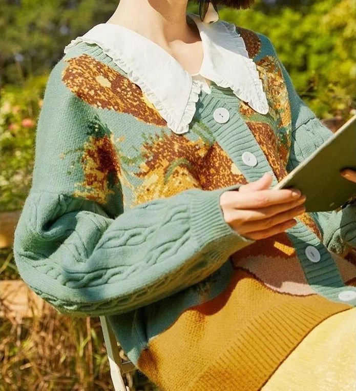 Van Gogh - Kvalitný pletený kardigan