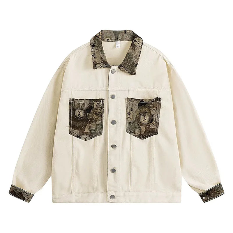 Oso - Retro bunda z kvalitního denimového materiálu