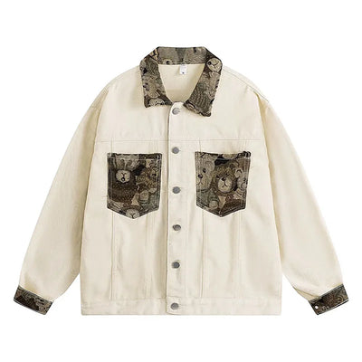 Oso - Retro bunda z kvalitního denimového materiálu