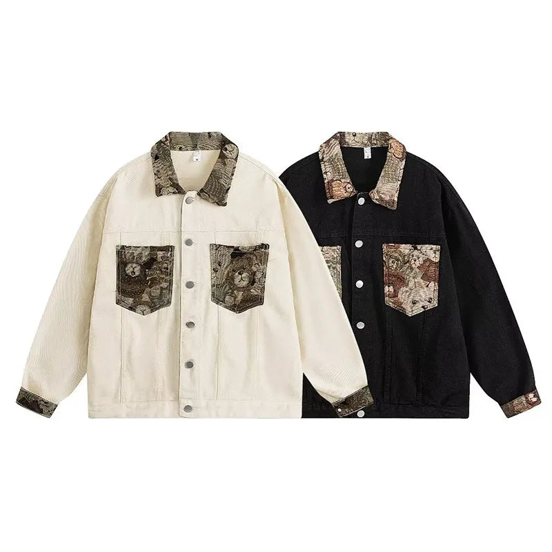 Oso - Retro bunda z kvalitního denimového materiálu