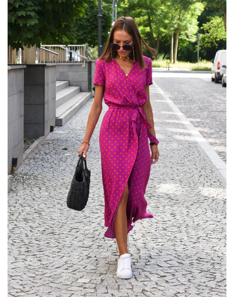 Veronika™ | Elegantné Šaty s V-výstrihom
