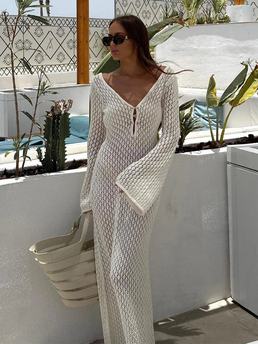 Lexi | Trendy plážové šaty s odhaleným chrbtom