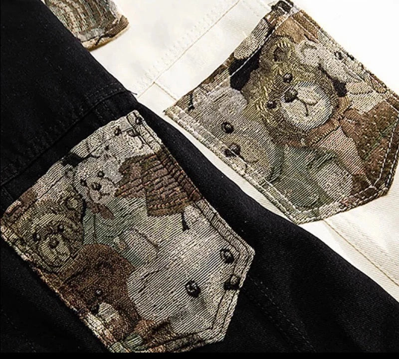 Oso - Retro bunda z kvalitního denimového materiálu