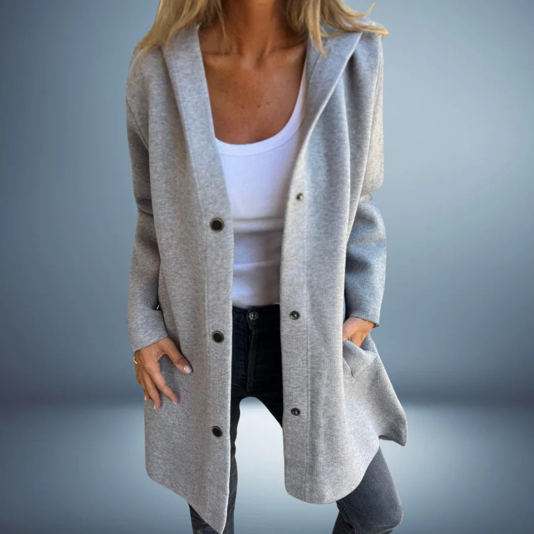 Babette - Dlhá Kapucňová Bunda Najvyššej Kvality