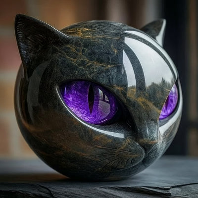 🔥POSLEDNÝ DEŇ 50% ZĽAVY - Akcent rezidencie a rafinované majstrovské dielo - bohatá socha čiernej mačky