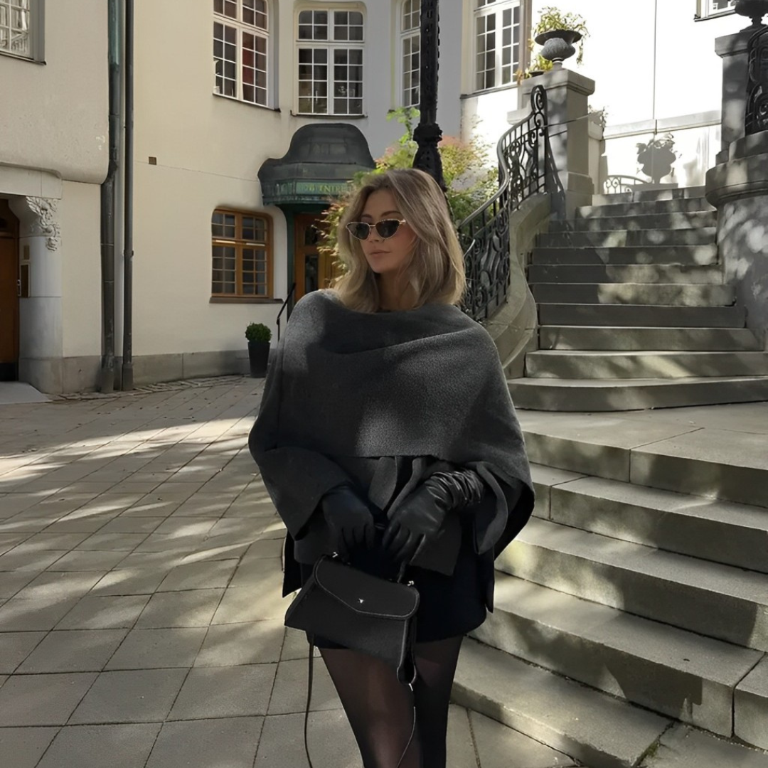 KALEIDE™ | Elegantný Kabát z Prémiovej Tkaniny
