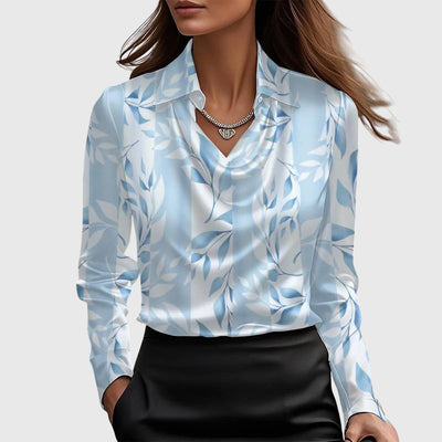 Michaela™ | Elegantná Blúzka z Lesklého Saténu