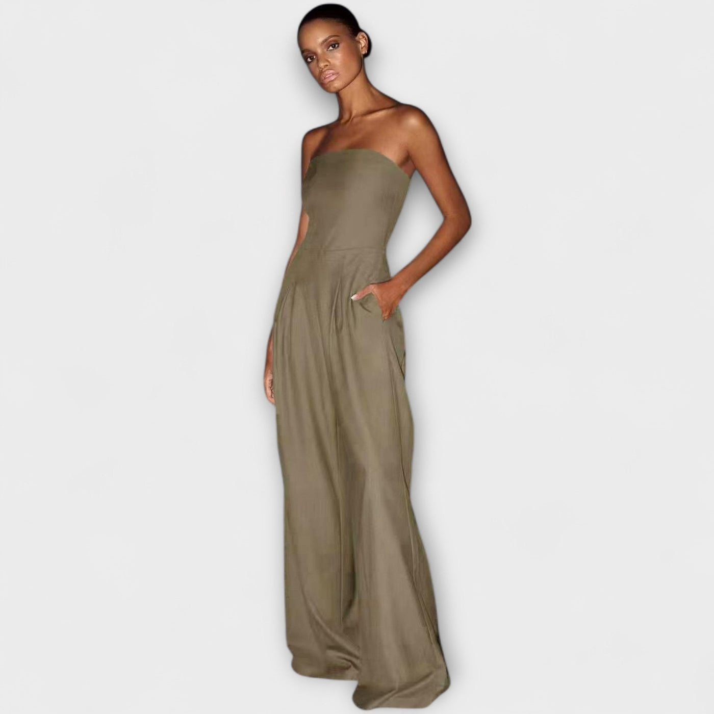 Kiyora™ | Elegantný overal bez ramienok