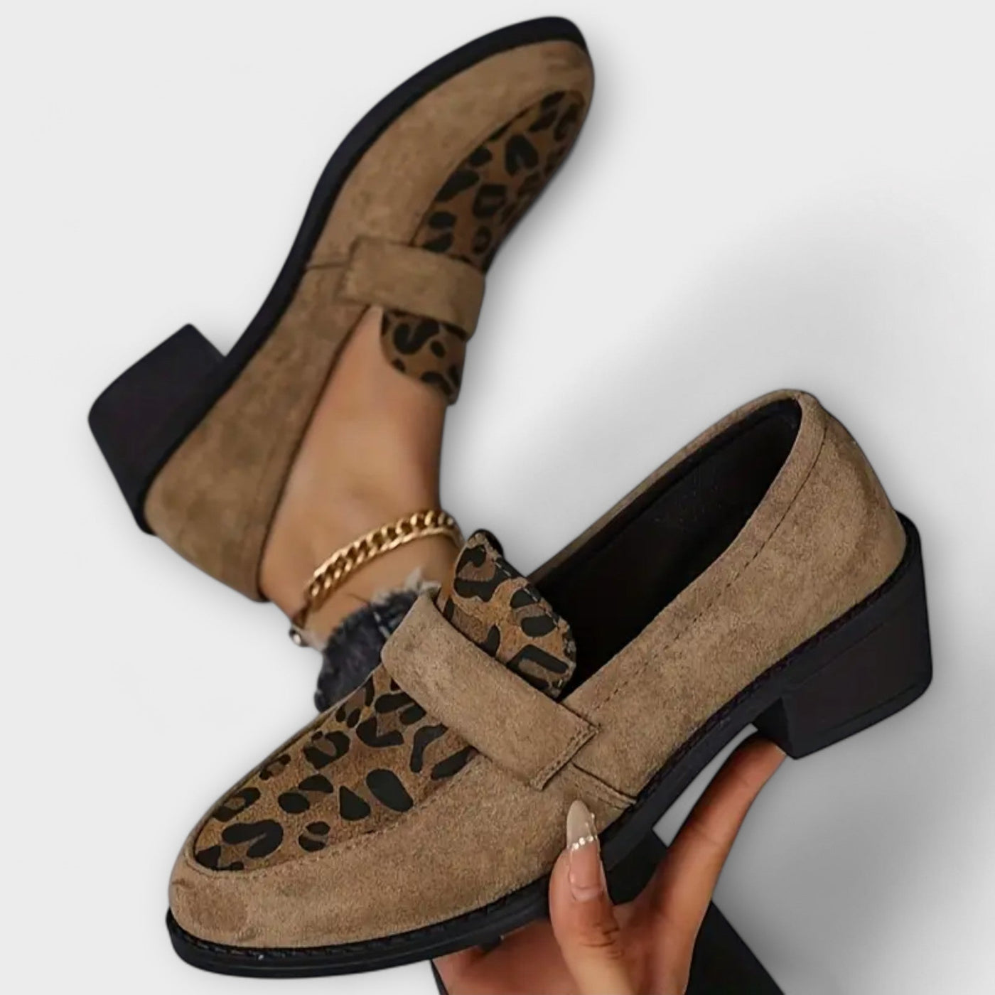 Kristína™ | Elegantné Topánky s Leopardím Vzorom