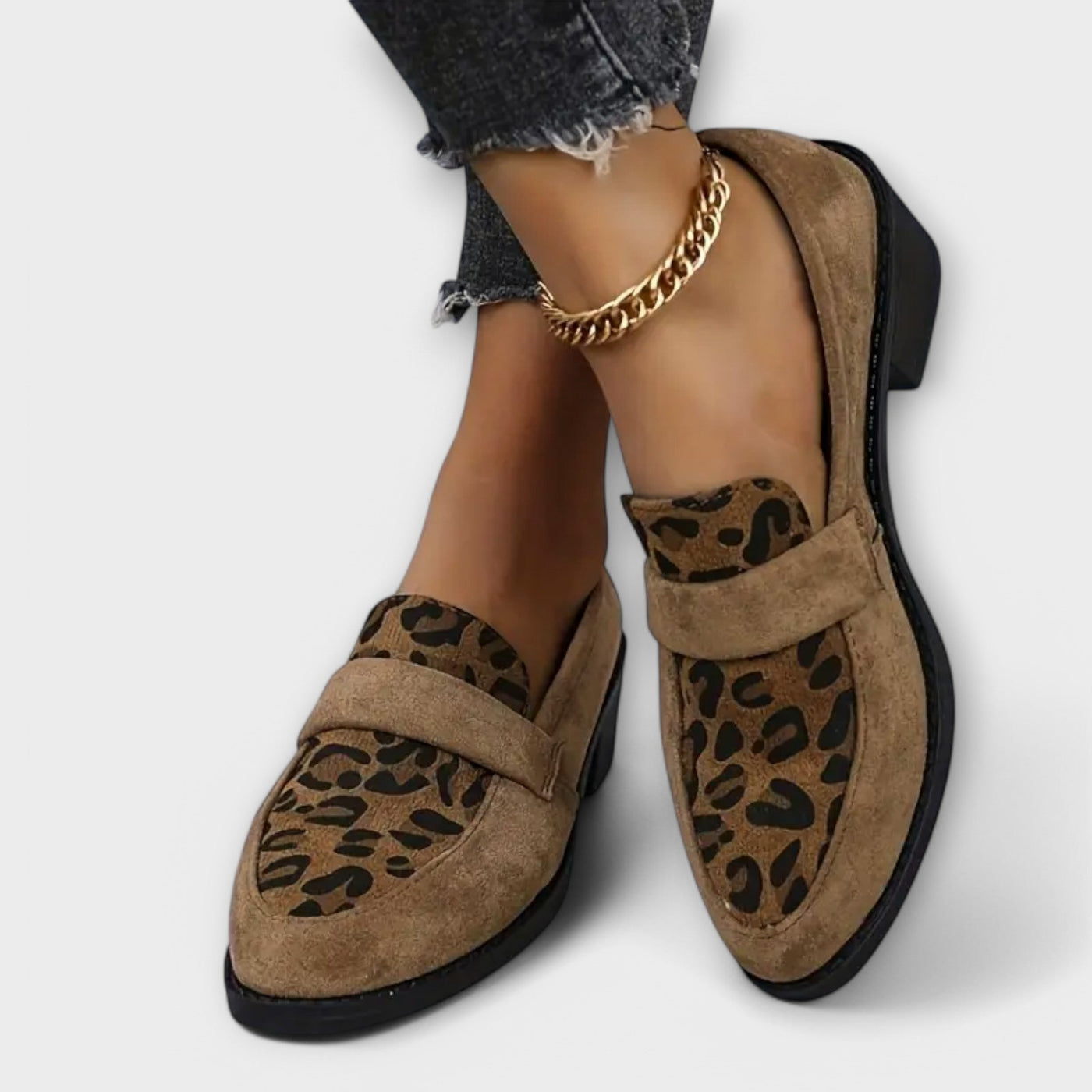Kristína™ | Elegantné Topánky s Leopardím Vzorom