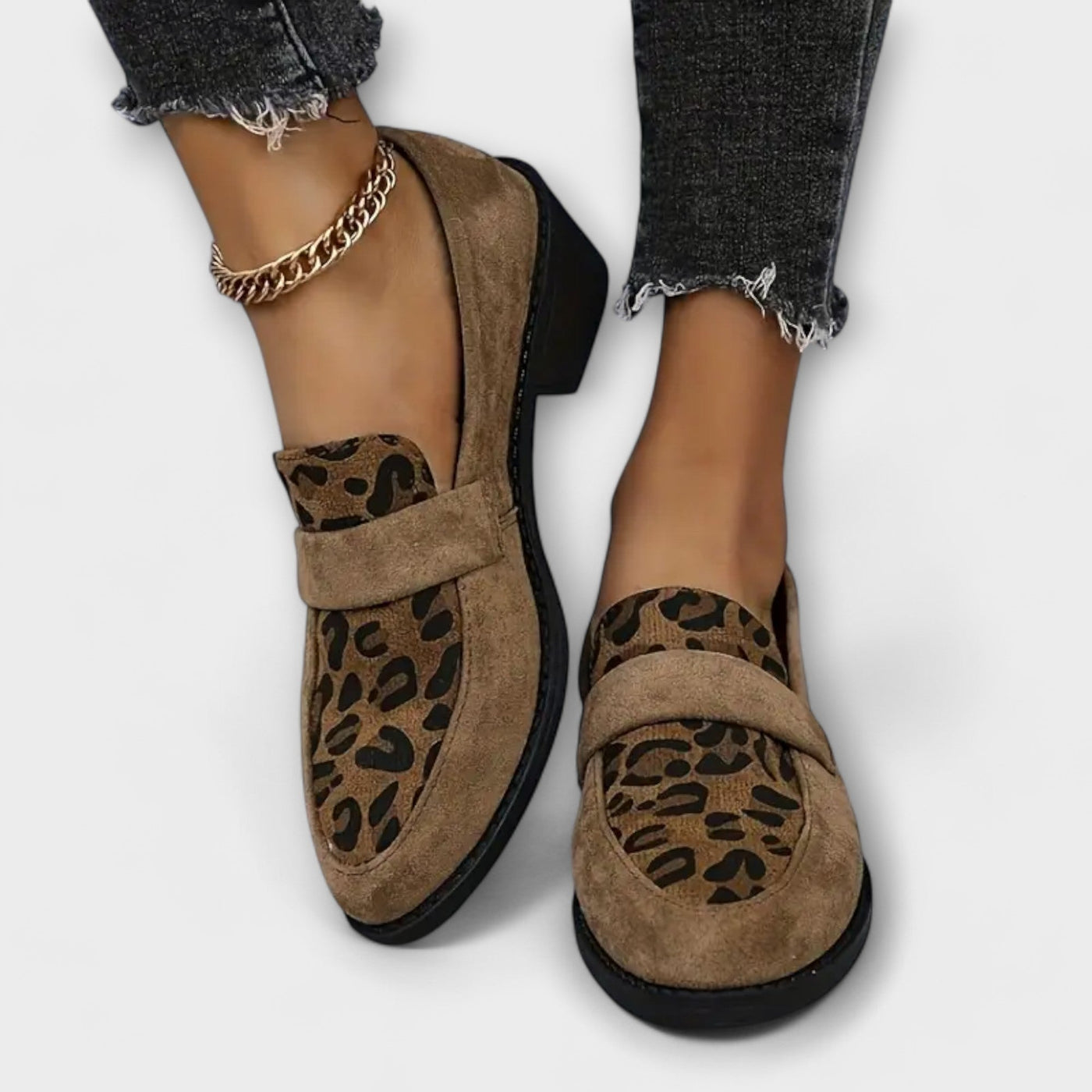 Kristína™ | Elegantné Topánky s Leopardím Vzorom