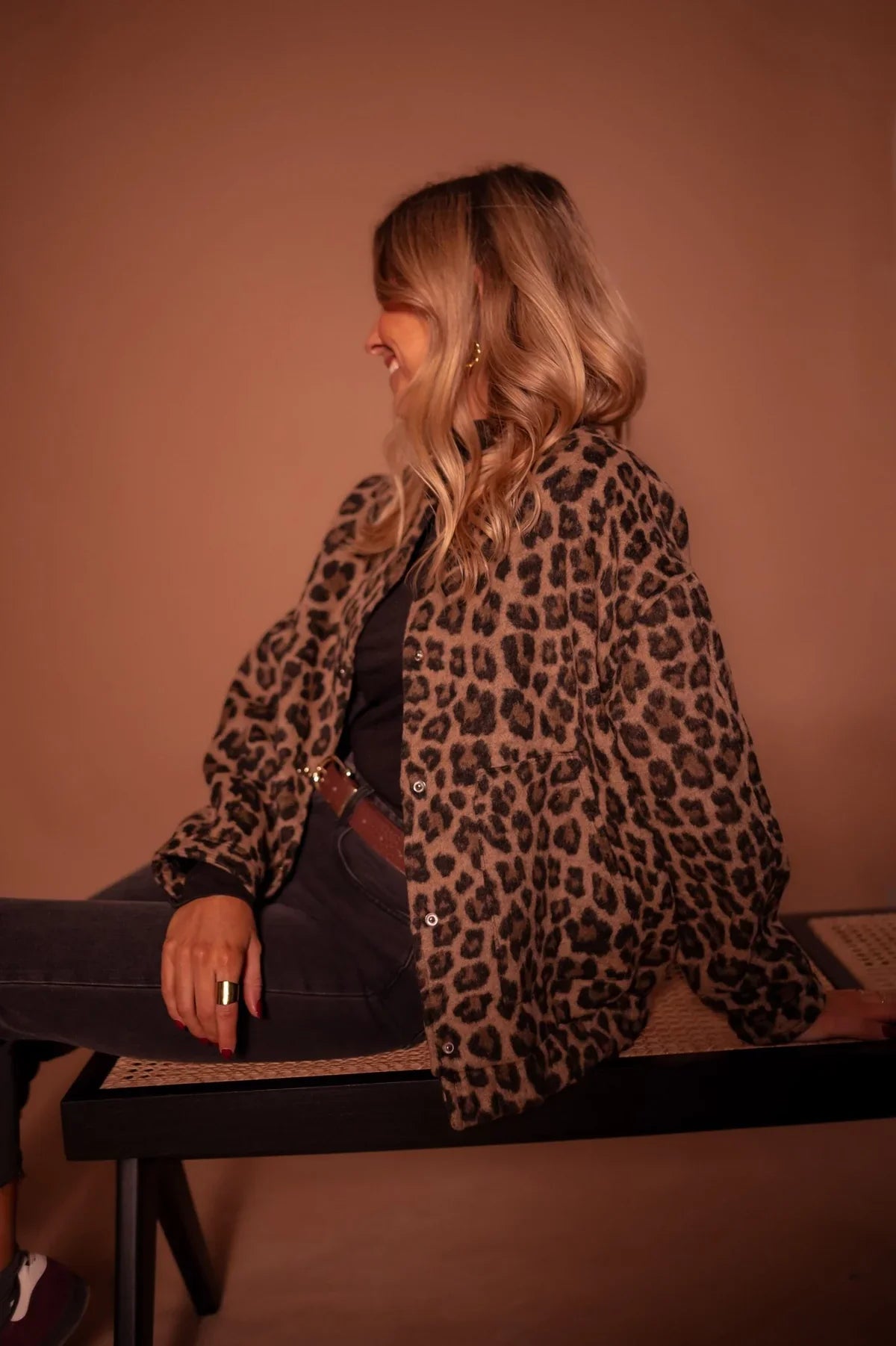 Vicky - Prémiová trendy bunda s leopardím vzorom