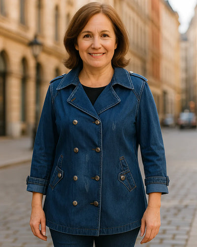 Birthe - Prémiová exkluzívna denimová bunda