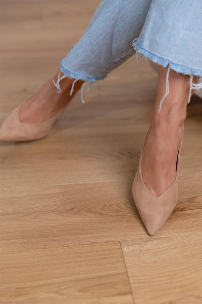 Andrea™ | Nude Slingback Lodičky