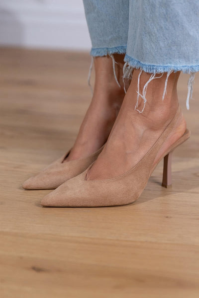 Andrea™ | Nude Slingback Lodičky